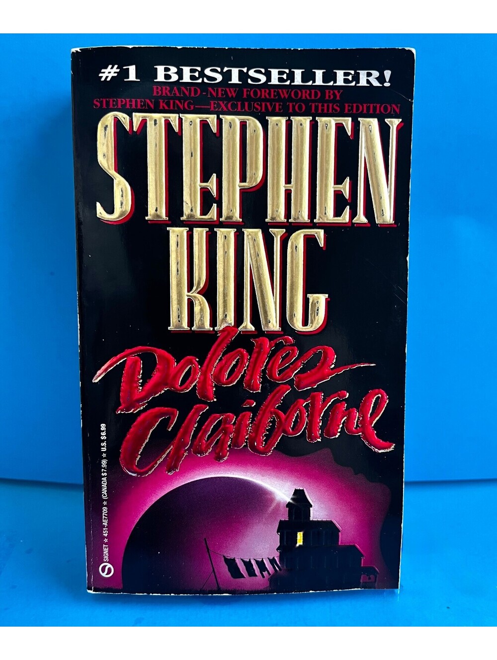 Stephen King Dolores Claiborne Signet First Printing 1993 Paperback 0451177096